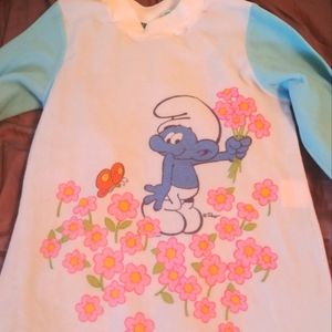 Vintage Smurf Girls Nightgown
